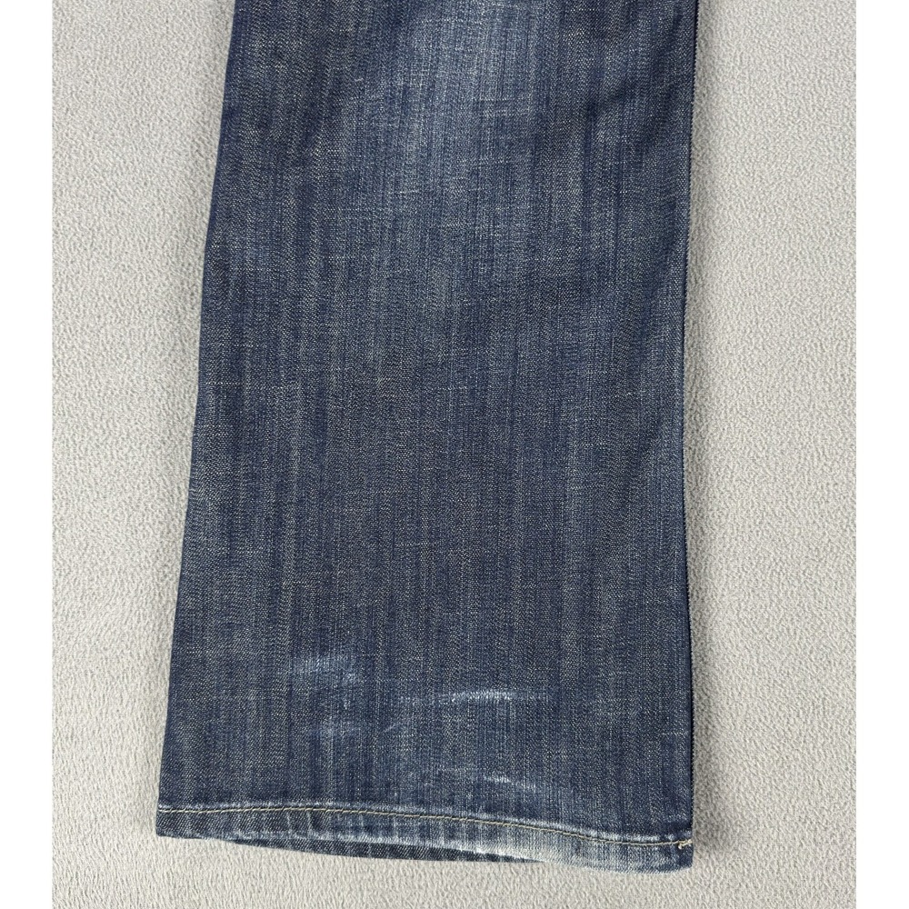 Tin Haul Jeans 34x33 Blue Bootcut Distressed Whiskered Cowgirl Western Rodeo - Picture 5 of 14